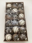 18PCS 8CM Christmas Ball Ornaments Tree Decorations For Holiday Wedding Party. Fixed Price $23.83.