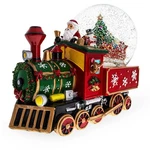 Santa Train Express Delivering Tree Musical Water Globe. Fixed Price $49.82.