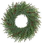 26 Inch Christmas Wreaths For Front Door With Red Berry Real Touch Large Arti.... Fixed Price $102.49.