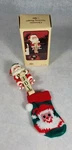 Vintage Russ Berrie Santa Christmas Stocking Hanger Joy Hong Kong Original Box. Fixed Price $14.50.