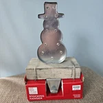 Winter Wonderland Metal Light Up Snowman Stocking Hanger Christmas. Fixed Price $14.99.