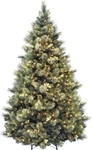 National Tree Company Carolina Pine 7.5 Foot Artificial Holiday Prelit Christmas. Fixed Price $219.99.