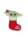 New Star Wars Grogu Christmas Stocking 16" Mandalorian The Child "joy Gal. Fixed Price $19.00.