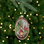 Northlight 6" Cardinal Glass Plate Christmas Ornament. Fixed Price $18.49.