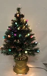 Vtg 2000 National Christmas Tree Co. 36 Fiberoptic W/large Bulbs. Fixed Price $299.00.