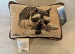 Nwt Linda Picken Schnauzer Tapestry Pillow Reversible Word Art Manual Woodworker. Fixed Price $29.99.