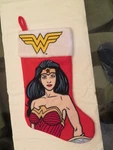 Dc Comics Christmas Wonder Woman Stocking Ruz. Fixed Price $14.99.