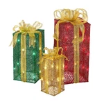 National Tree Company Lit Artificial Christmas Cor 3-PIECE Set Includes. Fixed Price $146.24.