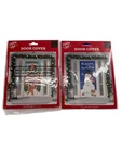 Holiday Style Door Cover Gingerbread Snowman Design 72" X 30" Christmas Bundle. Fixed Price $17.25.