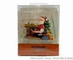 Gsi Outdoors Outside Inside Santa Fireplace Canoe Tree Ornament. Fixed Price $12.00.