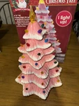 Mr. Christmas 16-INCH Retro Nostalgic Ceramic Tree Pink Battery. Fixed Price $35.00.
