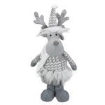 Northlight 13.75" Gray White Standing Tabletop Moose Christmas Figure. Fixed Price $22.49.