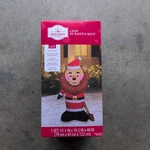 Holiday Time Lion Santa Suit 4 Ft Christmas Airblown Inflatable Led New!. Fixed Price $18.75.