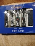 Holiday Time Vintage Village Street Lamps - Set Of 4 Battery Operated. Fixed Price $14.99.