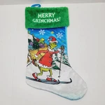 Dr Seuss The Skiing Stealing Merry Grinchmas Christmas Stocking Ruz 2022. Fixed Price $12.87.