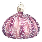 Old World Christmas Blown Glass Ornament For Tree, Purple Sea Urchin. Fixed Price $16.92.