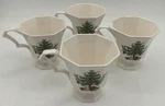Nikko Christmastime Octagonal Coffee Tea Cups Set 4 Nice Fast Free Shipping!. Fixed Price $24.48.