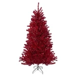 Northlight 7; Metallic Red Tinsel Artificial Christmas Tree - Unlit. Fixed Price $185.49.