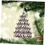 Lovely Boston Terrier Christmas Pine Tree Shape String Lights 2D Flat Car 8. Fixed Price $16.61.