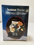 Vintage Snowman Wooden Christmas Countdown - Decoration. Fixed Price $9.00.