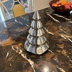 Nambe Holiday 10 Inch Medium Size Deck The Halls Metal Alloy Christmas Tree. Fixed Price $55.00.