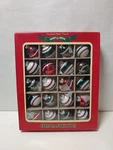 20 Christopher Radko Shiny Brite Christmas Ornaments Striped Mini Retro Styled. Fixed Price $36.99.