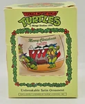 Tmnt 1990 Satin Merry Christmas Dudes Ornament Vintage International Silver. Fixed Price $24.99.