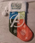 Nicholaus Square Marvel Avengers Holiday Heroes Christmas Stocking 19". Fixed Price $14.00.