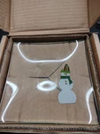 Pampered Chef #2819 Snowmen Appetizer Plates Set Of 4 New In Box. Fixed Price $23.00.