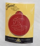 Fiesta 75TH Anniversary Christmas Ornament-scarlet Iop. Fixed Price $10.00.