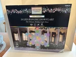 Gemmy Orchestra Of Lights 24 Led Lighted Color-changing Snowflake Nib. Fixed Price $49.50.