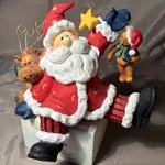 House Of Lloyd Christmas Around The World Santa Friends Stocking Hanger 542553. Fixed Price $12.99.