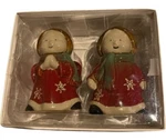 Salt & Pepper Shakers- Holiday/winter Christmas /angels From Target-new Box. Fixed Price $18.99.
