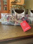 Martha Stewart Christmas Home Ornaments Plaid Lighted Glitter Houses Led Set. Fixed Price $25.95.