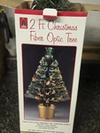 2 Ft Fiber Optic Christmas Tree Yuletide Traditions Color Changing Lights W Box. Fixed Price $27.95.