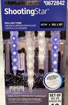 Gemmy Lightshow 10 Icy Blue Led Falling Shooting Star Christmas Icicle. Fixed Price $44.97.