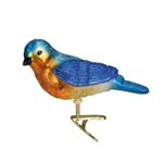 Western Bluebird Clip-on Ornament. Fixed Price $17.99.