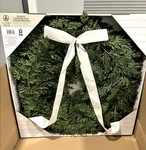22" Front Door Evergreen Cedar Artificial Christmas Wreath, My Texas House. Fixed Price $69.99.
