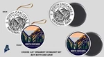 North Cascades National Park Ornament / Magnet Set Washington Vacation Gift Nps. Fixed Price $8.99.