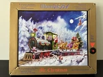 Mr. Christmas Santa Train Illuminart Led & Fiber Optic Canvas- Tested. Fixed Price $15.84.