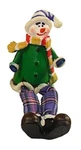 Cc Christmas Decor 5.5" Festive Green Purple Plaid Snowman Figure. Fixed Price $9.49.