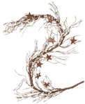 Cwi Gifts Pip Berry Star Garland, 40-INCH, Ivory Vanilla (FT2979IA). Fixed Price $37.18.