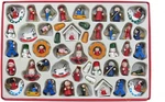 Kurt Adler C0719 Petite Treasures Wooden Ornament, Set Of 48. Fixed Price $39.99.