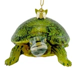 Noble Gems Kurt Adler 4-INCH Glass Land Turtle Ornament. Fixed Price $20.75.