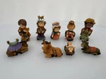 Nativity Set 9 Piece Miniature Figurines Giftco. Fixed Price $22.49.