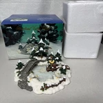 Heartland Valley Village Christmas Deluxe Accessory Boy Pond Fishing W/geese CH2. Fixed Price $28.59.