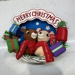 Dan Dee Rudolph Christmas Wreath Corona. 2019. Nwt. Collector Edit. 14. Fixed Price $29.99.