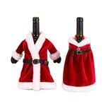 2-PIECES: Christmas Wine Bottle Cover Merry Decor. Fixed Price $36.00.