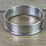 Antique Gorham 6290 Sterling Silver Napkin Ring Ornate Monogram. Fixed Price $89.00.