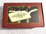 Lenox Holiday Cheese Board Spreader Boxed Original Paperwork Christmas. Fixed Price $32.95.
